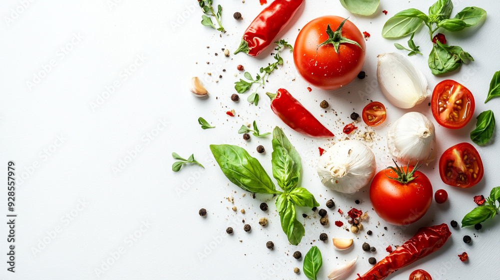 Food white background Food white background