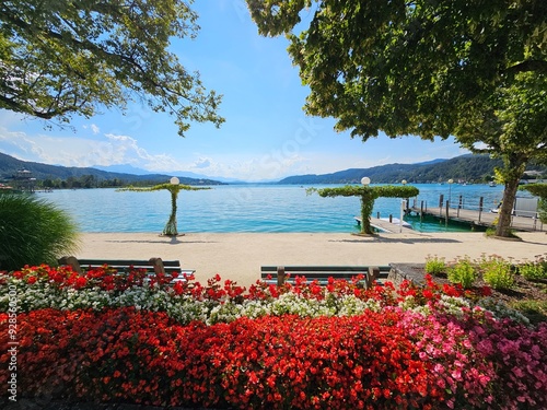Obraz na płótnie Pörtschach Wörthersee Kärnten w salonie