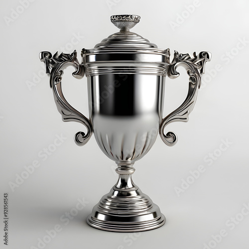 silver cup isolated on white,silver cup isolated on white background