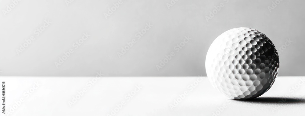 Golf Ball on White Background Golf Ball on White Background