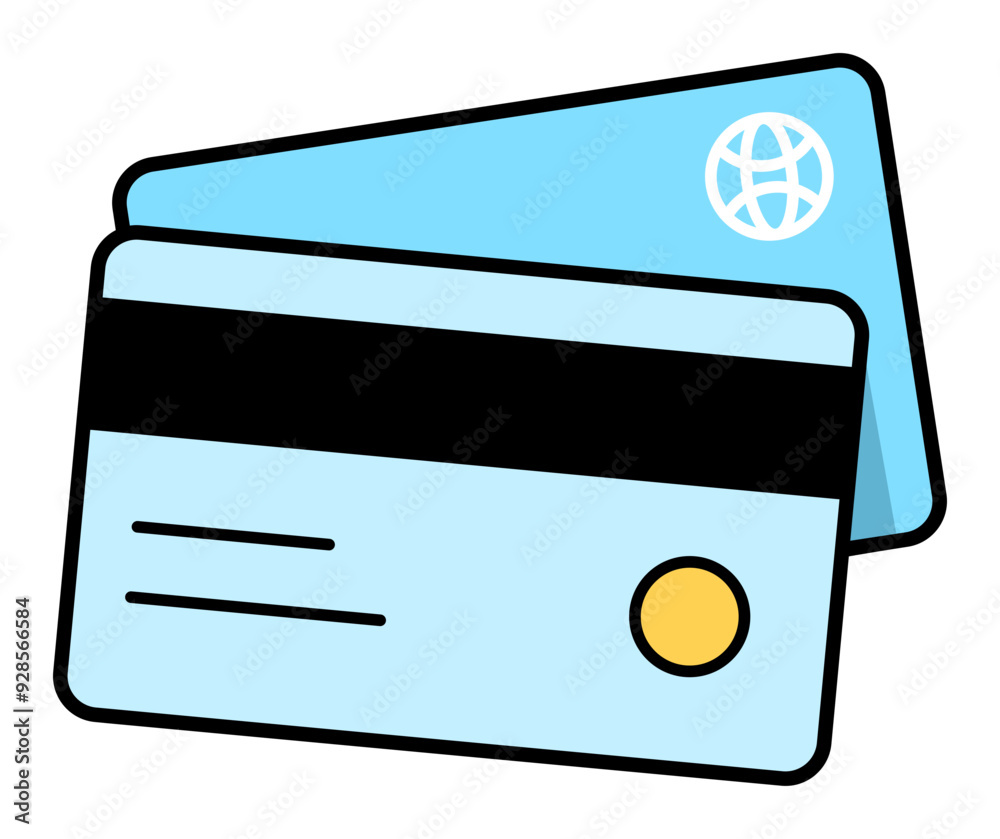 Finance Banking Sticker Illustration Finance Banking Sticker Illustration