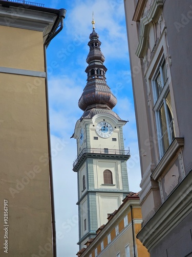 Obraz na płótnie Klagenfurt Altstadt und Sehenswürdigkeiten w salonie