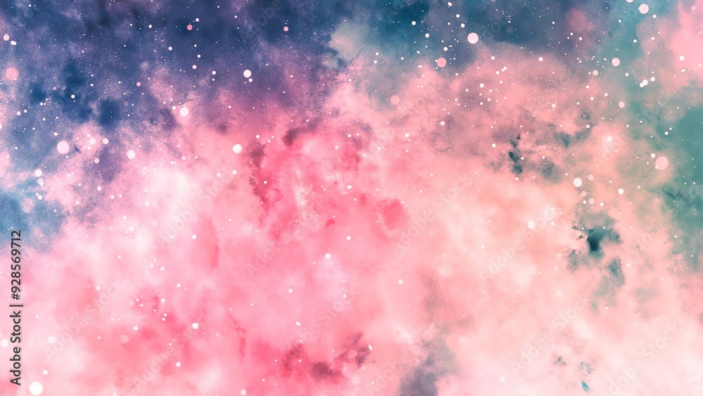 Abstract colorful galaxy texture with pink and blue Abstract colorful galaxy texture with pink and blue
