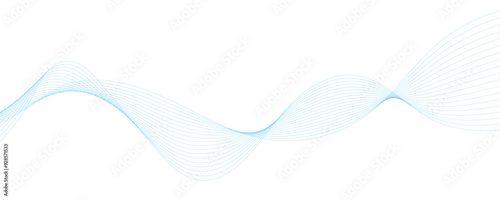 Abstract blue wave background Abstract blue wave background