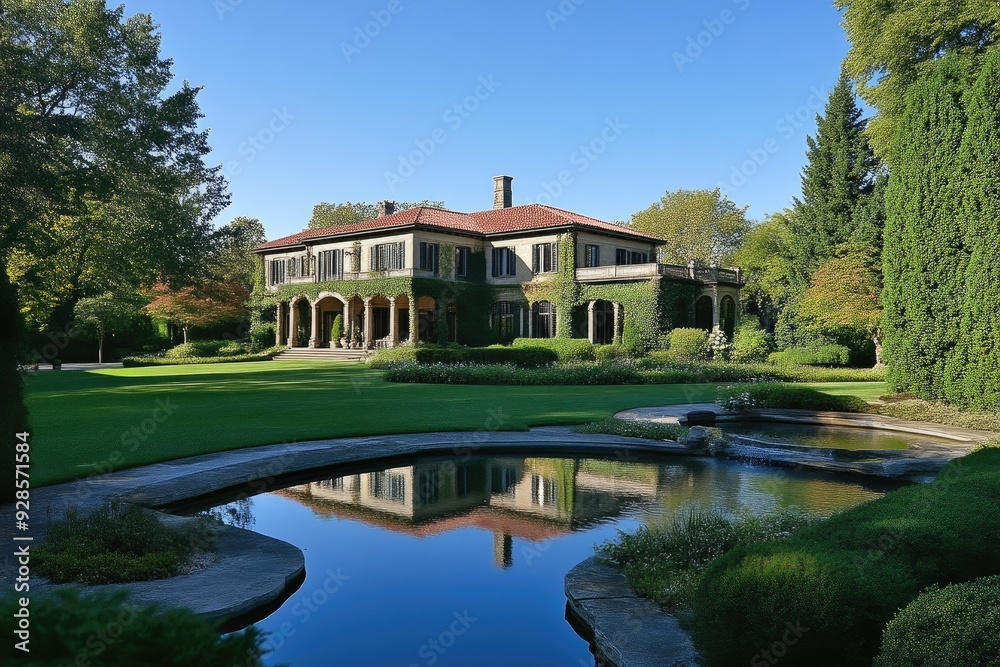 Refined Historic Residence with Lush Surroundings and Calm Pond