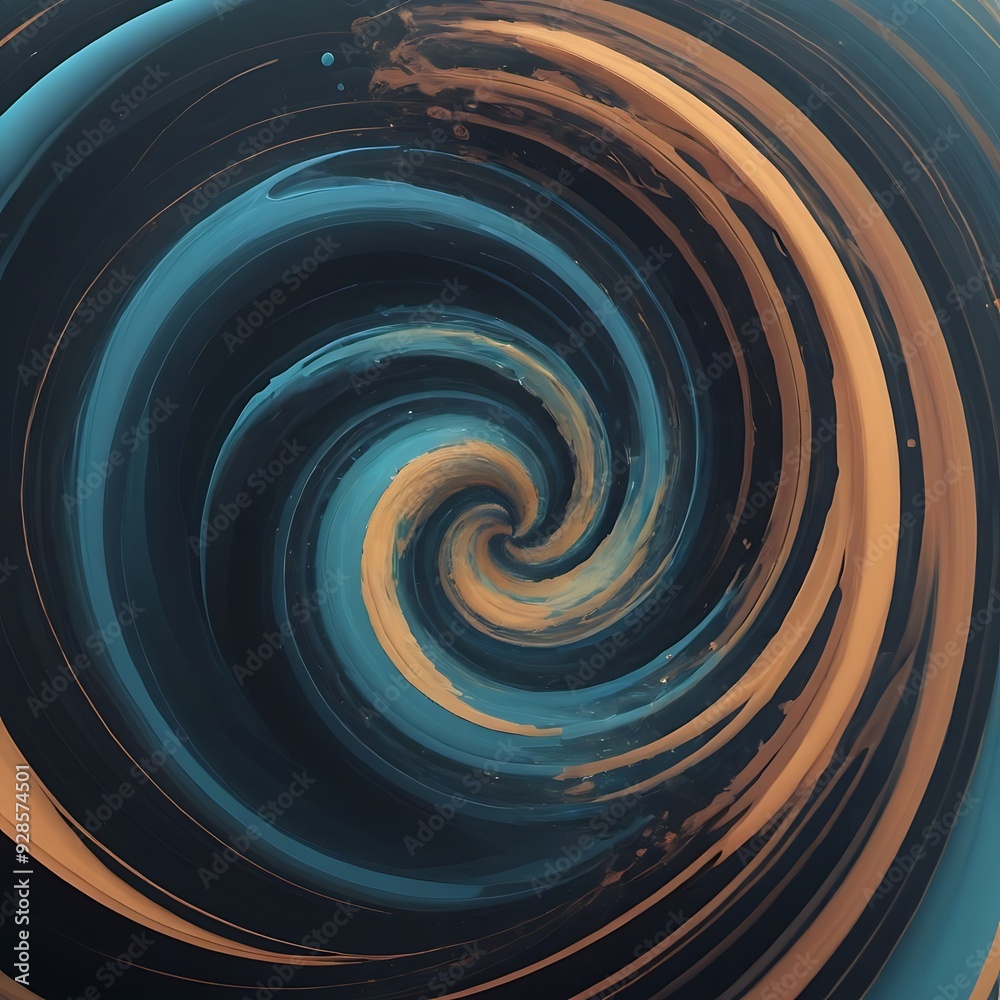 an abstract depiction of time as a fluid, ever-changing entity.