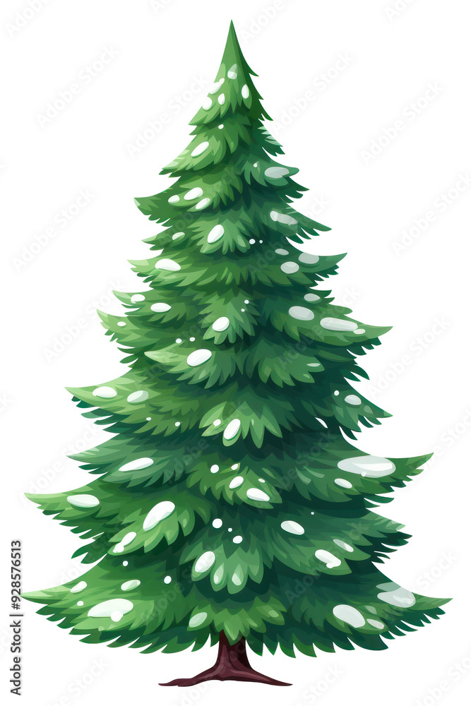 Fototapeta premium PNG Christmas tree plant pine fir.