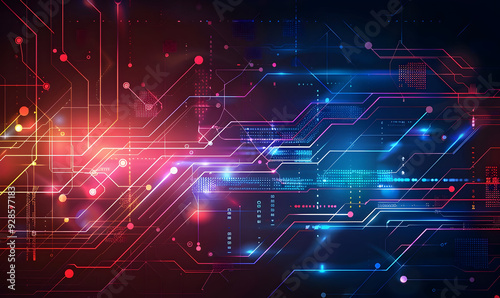 modern tech background abstract design