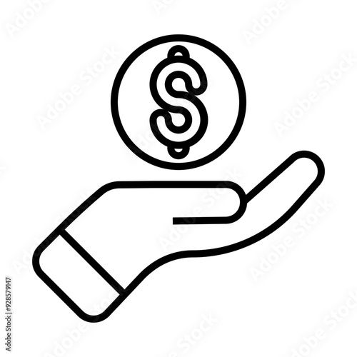 Legal Liability line icon