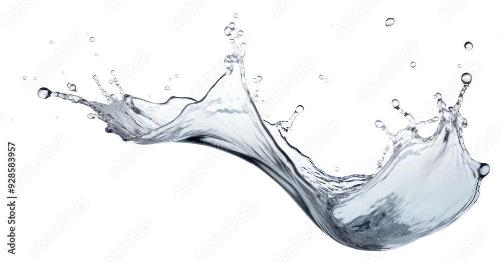 PNG Dynamic water splash on white PNG Dynamic water splash on white