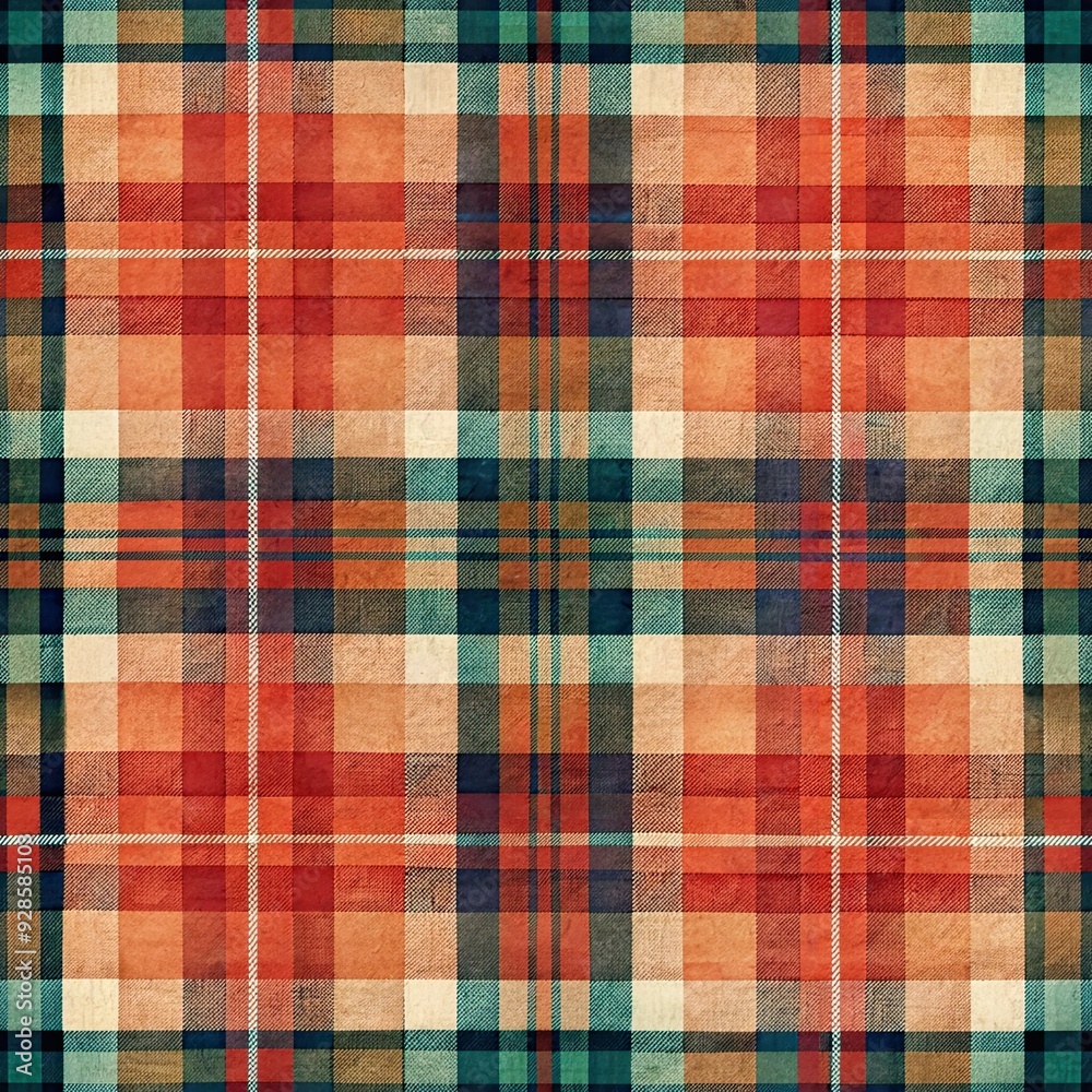 Scott Tartan Plaid Seamless Pattern Scott Tartan Plaid Seamless Pattern