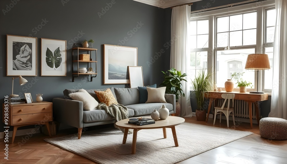 Fototapeta premium Scandiavian Home Interior