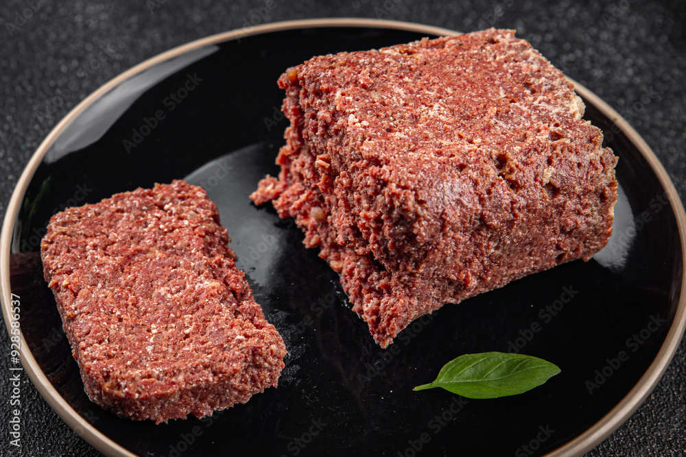 spam ham luncheon canned meat fresh meal food snack on the table copy space foodbackground rustic top view spam ham luncheon canned meat fresh meal food snack on the table copy space foodbackground rustic top view