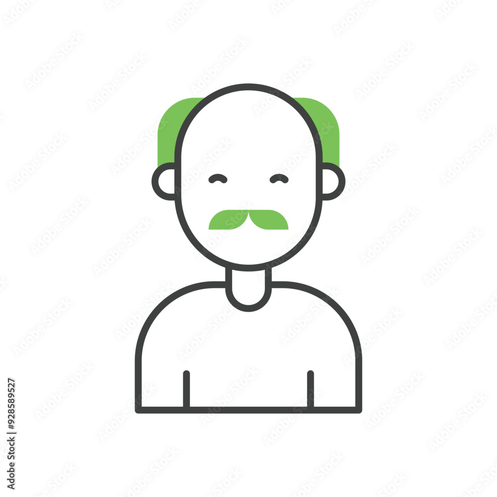 Uncle vector icon Uncle vector icon