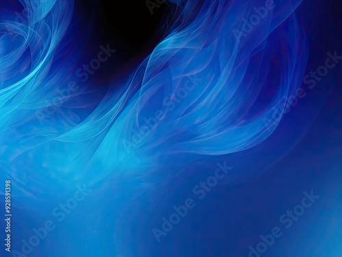 Blue smokey abstract art backdrop free picture