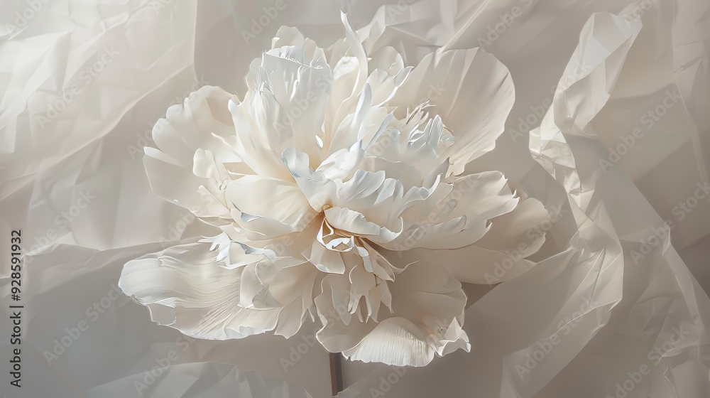 Giant parchment paper peony Giant parchment paper peony