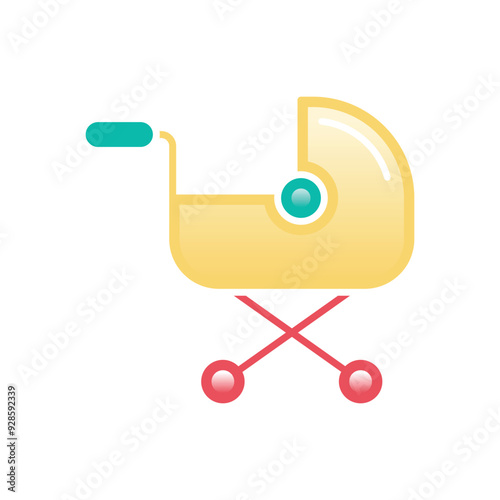 Cradle vector icon