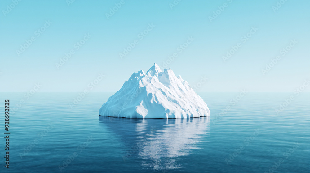 Arctic Conservation Efforts - Preserving Polar Ice Caps for Climate Stability, 3D Illustration with Copy Space Arctic Conservation Efforts - Preserving Polar Ice Caps for Climate Stability, 3D Illustration with Copy Space