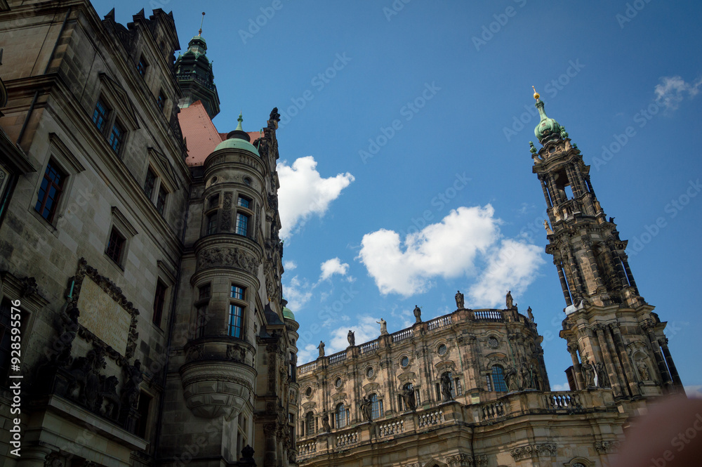 Fototapeta premium Germany city architecture Dresden summer