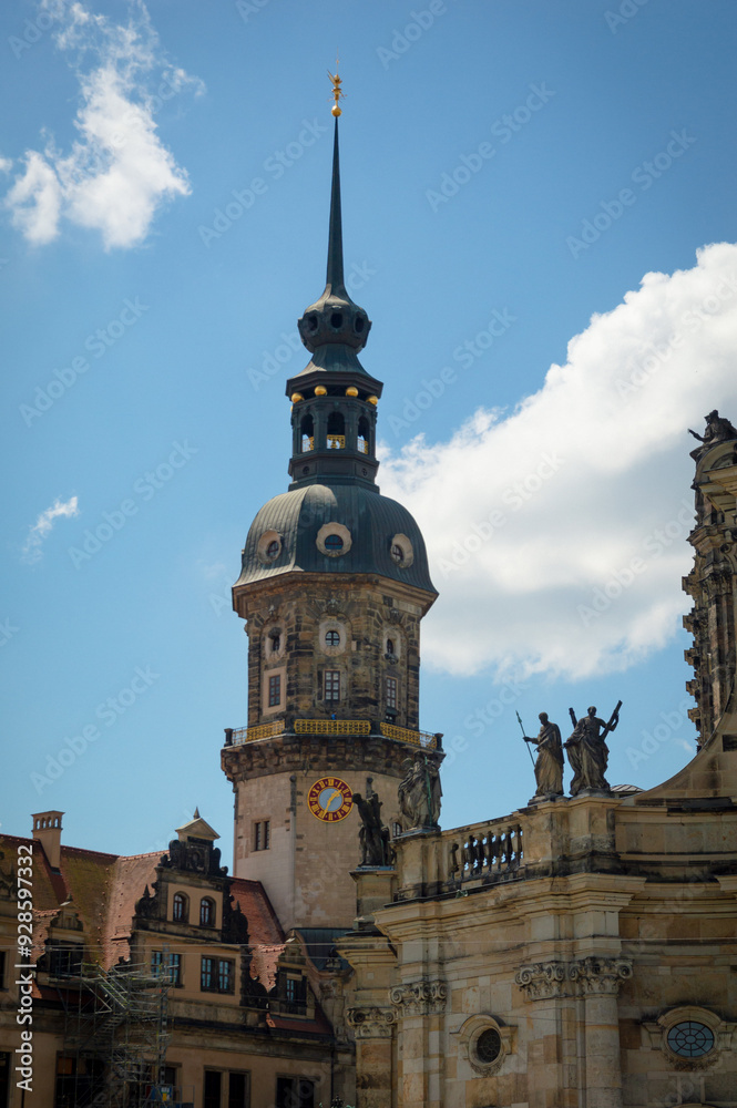Obraz premium Germany city architecture Dresden summer