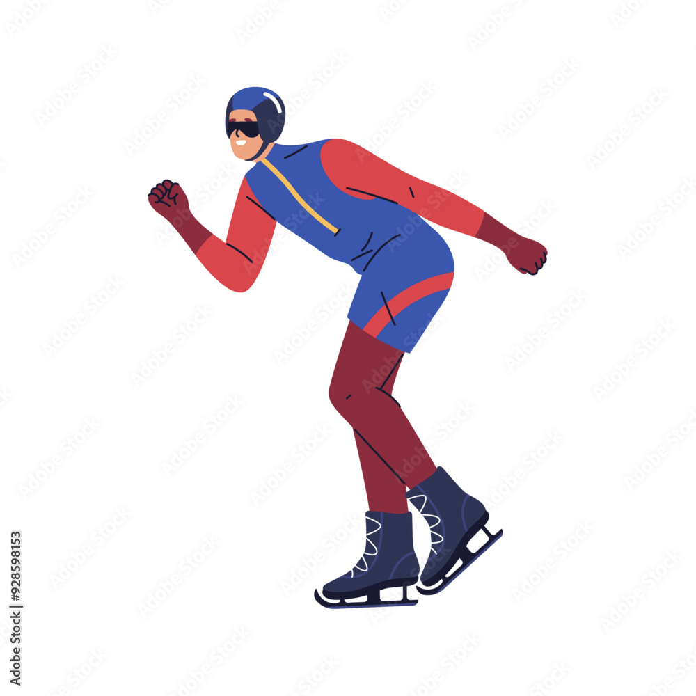 Figure skating sports activities and challenge, isolated woman in boots on ice rink performing movements. Olympics competition training and workout. Vector cartoon character in flat style Figure skating sports activities and challenge, isolated woman in boots on ice rink performing movements. Olympics competition training and workout. Vector cartoon character in flat style