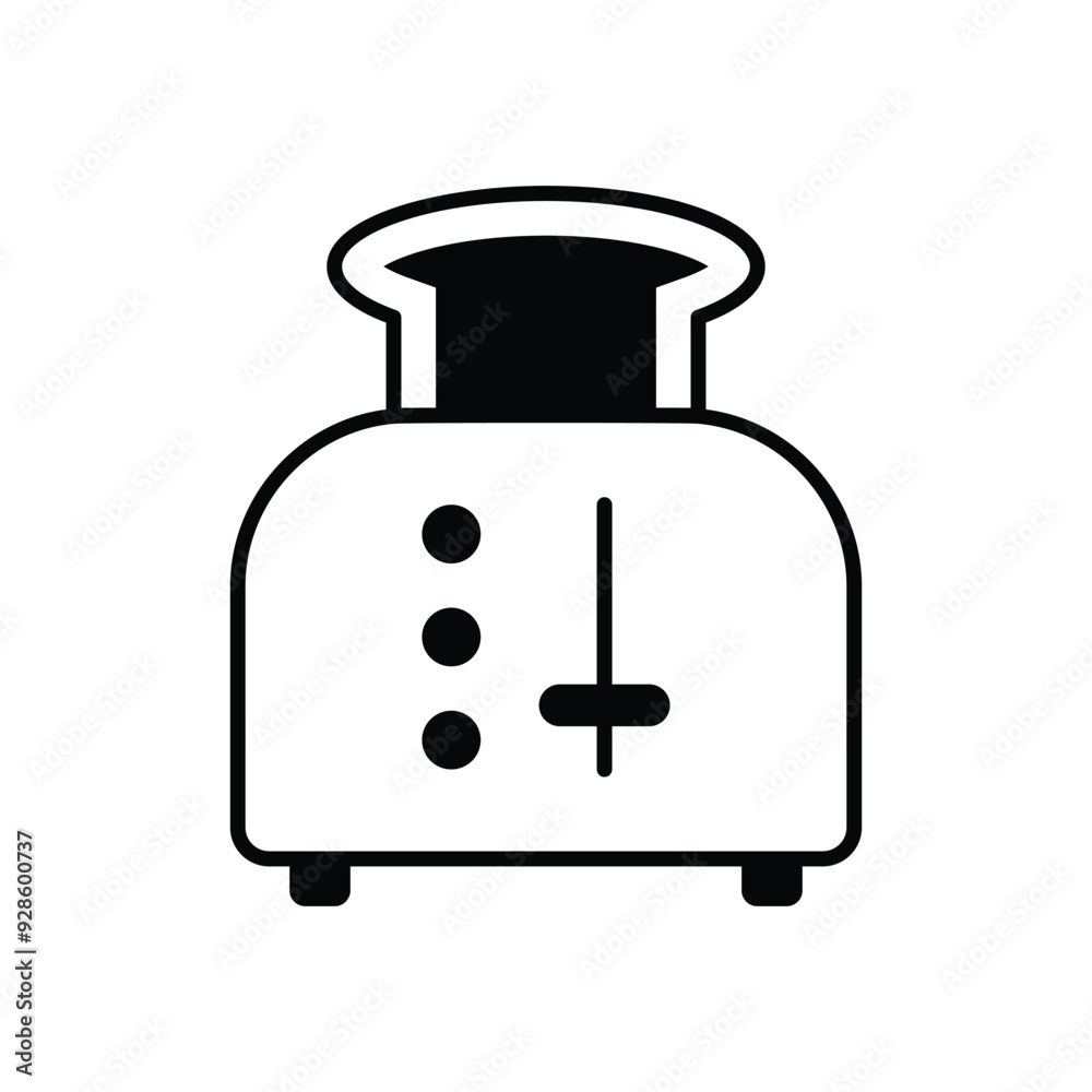 Toaster vector icon Toaster vector icon