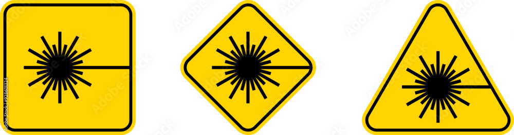 Yellow triangle warning biohazard, radioactive, nuclear and toxic sign icons set. Biohazard, chemical hazard warning triangular vector symbol stickers. Caution danger sign. Yellow triangle warning biohazard, radioactive, nuclear and toxic sign icons set. Biohazard, chemical hazard warning triangular vector symbol stickers. Caution danger sign.
