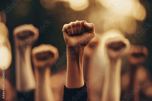 Unity and Strength, Raised Fists