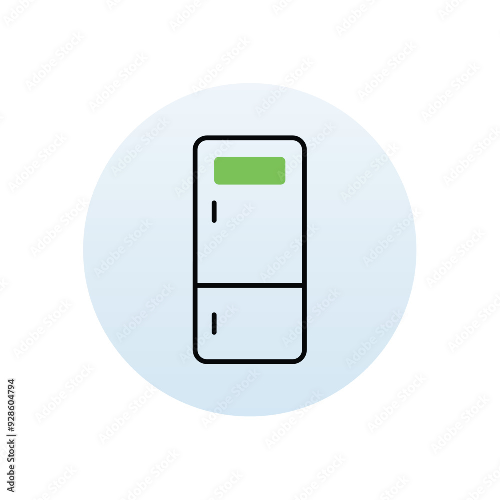 Refrigerator vector icon Refrigerator vector icon
