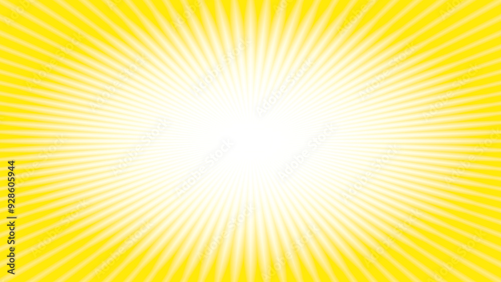 a radiant burst pattern with yellow and white colors. At the center, there’s a bright white light that gradually transitions into yellow as it moves outward a radiant burst pattern with yellow and white colors. At the center, there’s a bright white light that gradually transitions into yellow as it moves outward