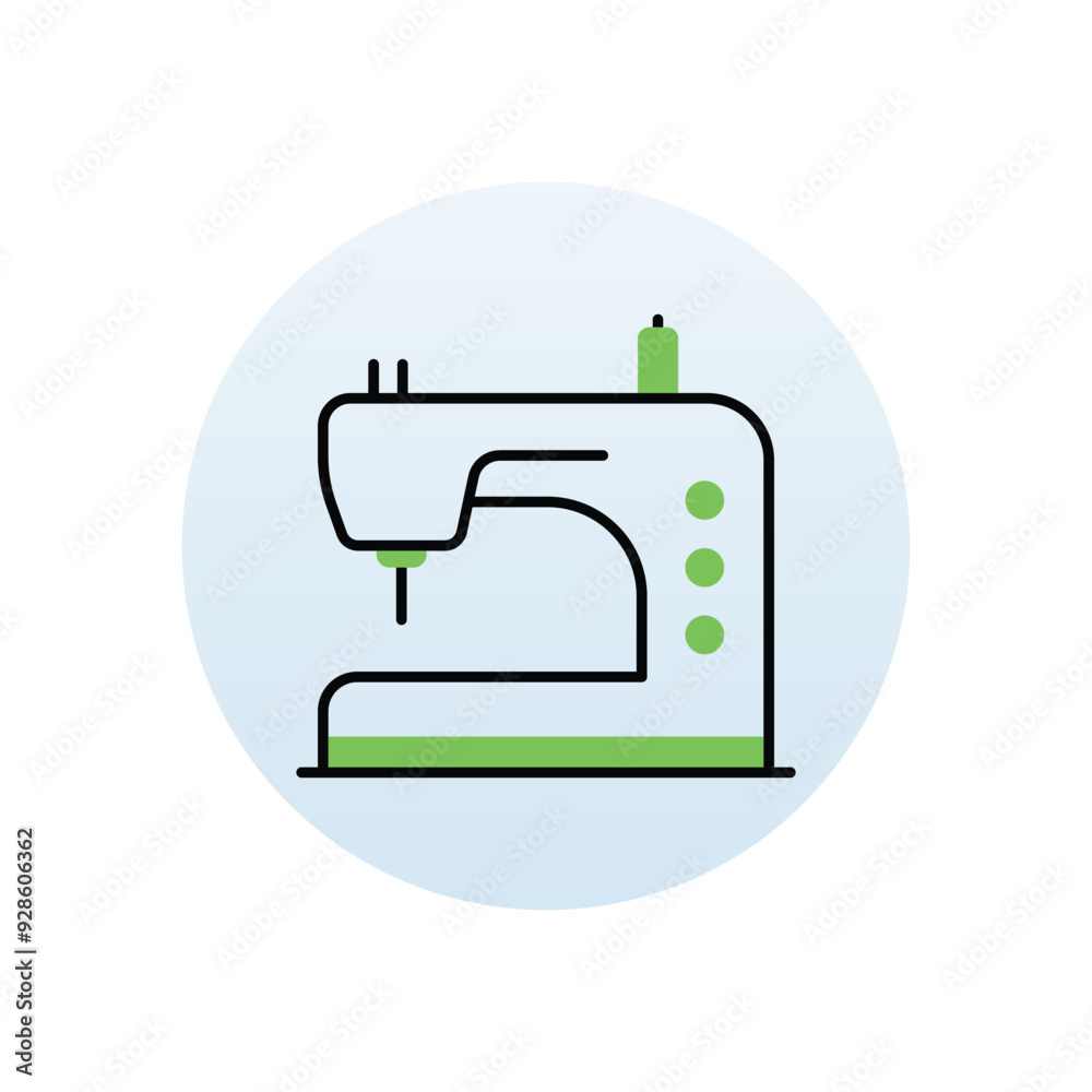 Sewing Machine vector icon Sewing Machine vector icon