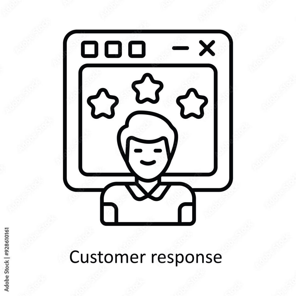 Customer response vector filled outline Icon Design illustration. Graphic Design Symbol on White background EPS 10 File Customer response vector filled outline Icon Design illustration. Graphic Design Symbol on White background EPS 10 File