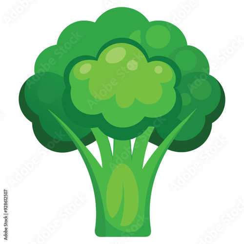 illustration of a broccoli