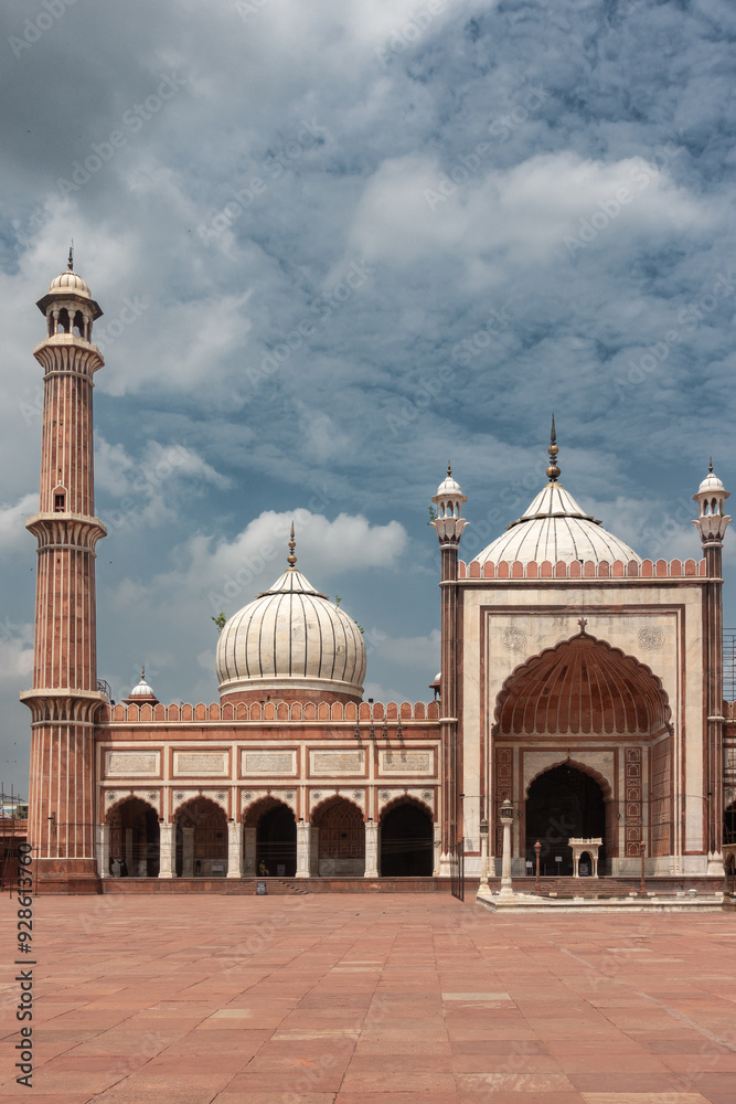 Obraz premium Jama Masjit or Friday Mosque in Delhi, India 