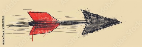Scribble Arrow. Creative Arrow Drawing for Pointing and Navigation