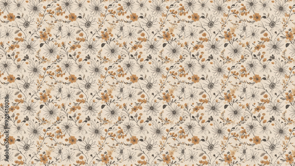 boho floral design wallpaper seamless pattern
boho floral design wallpaper seamless pattern