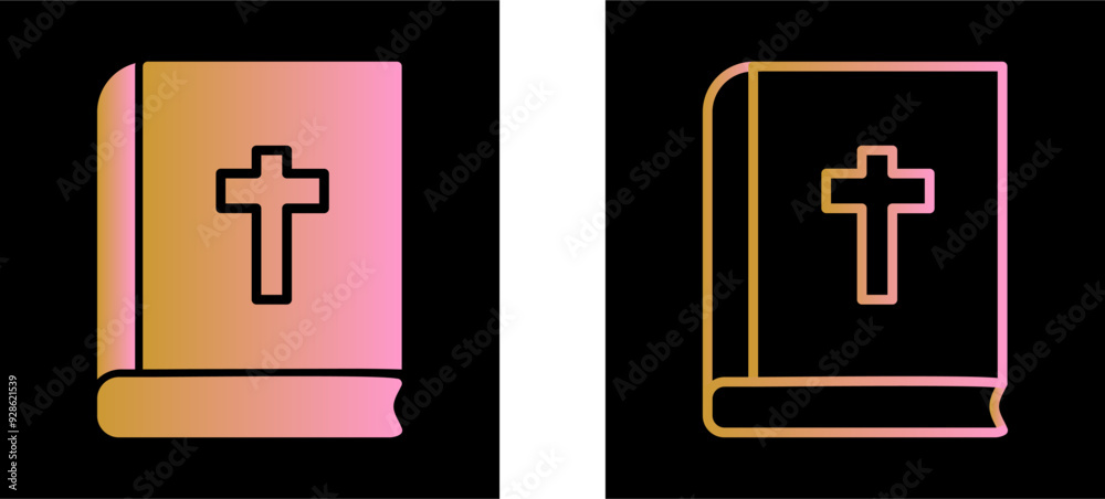Religious Book Vector Icon Religious Book Vector Icon