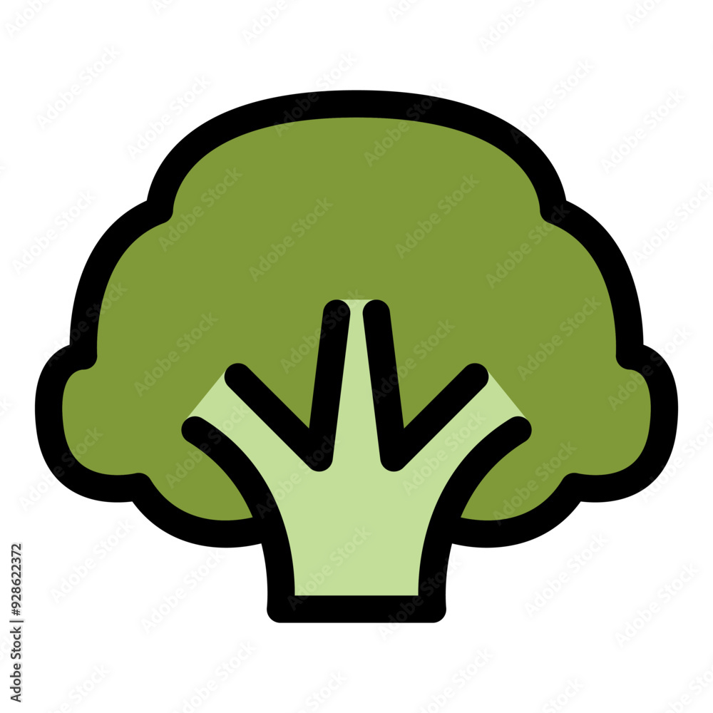 Obraz premium Broccoli icon