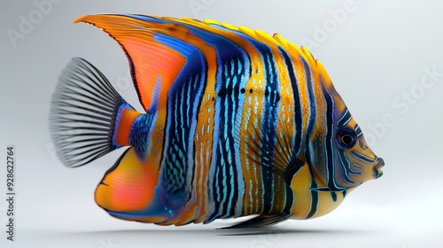 Copperband butterflyfish (Chelmon rostratus).