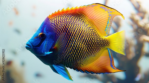 Copperband butterflyfish (Chelmon rostratus).