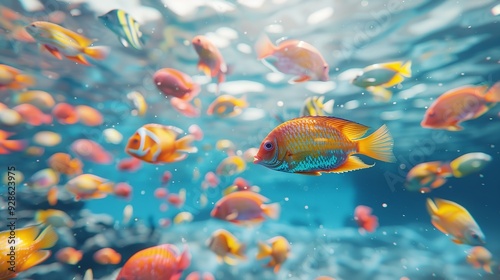 Copperband butterflyfish (Chelmon rostratus).