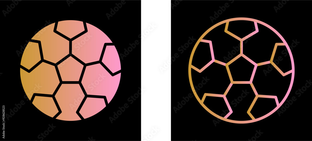 Obraz premium Soccer Vector Icon