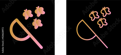 Butterfly Catcher Vector Icon