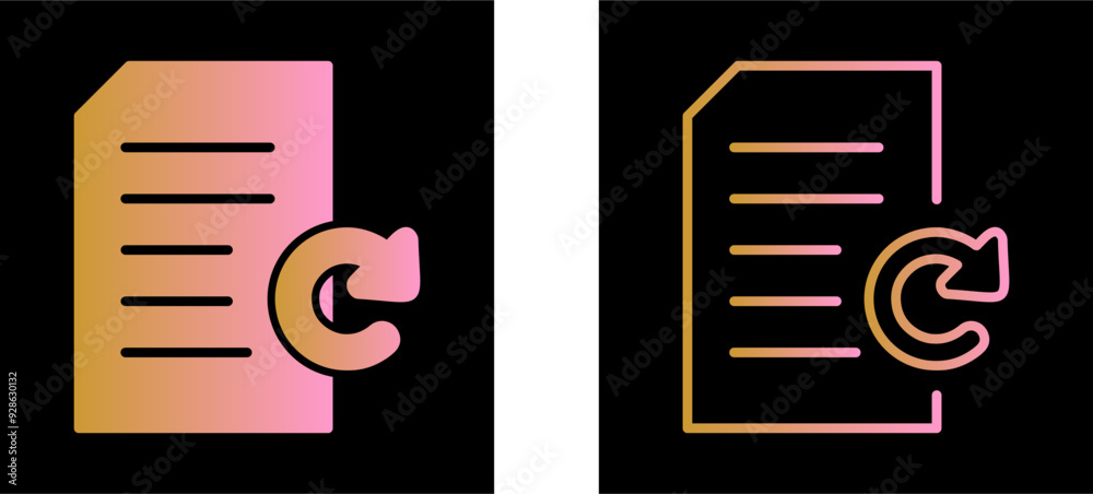 Refresh Page Vector Icon Refresh Page Vector Icon