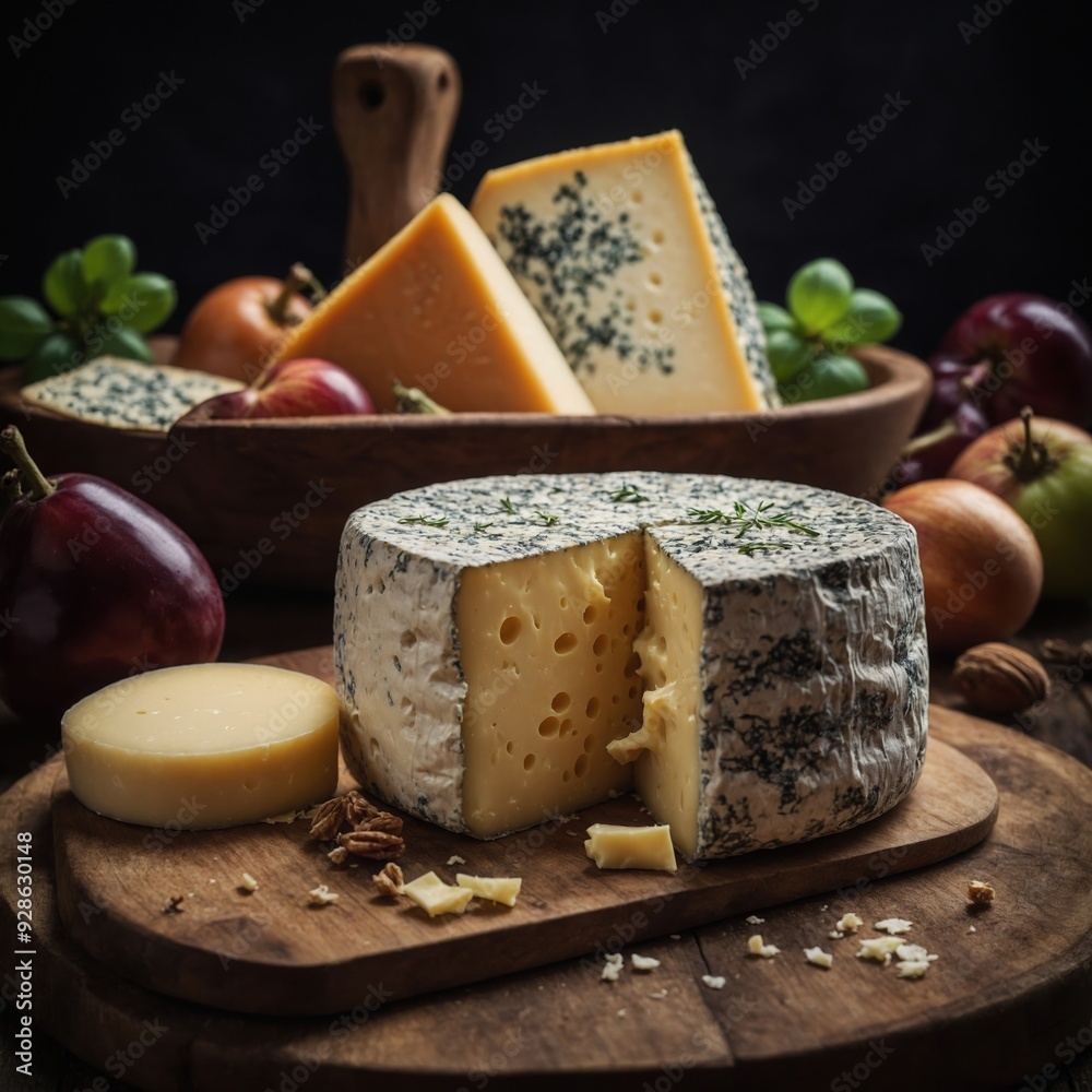 Cheese, nuts, and tomatoes a vibrant and tasty appetizer Cheese, nuts, and tomatoes a vibrant and tasty appetizer