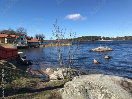 Photography Charming Vaxholm in the Swedish archipelago near Stockholm