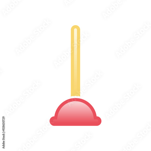 Plunger vector icon