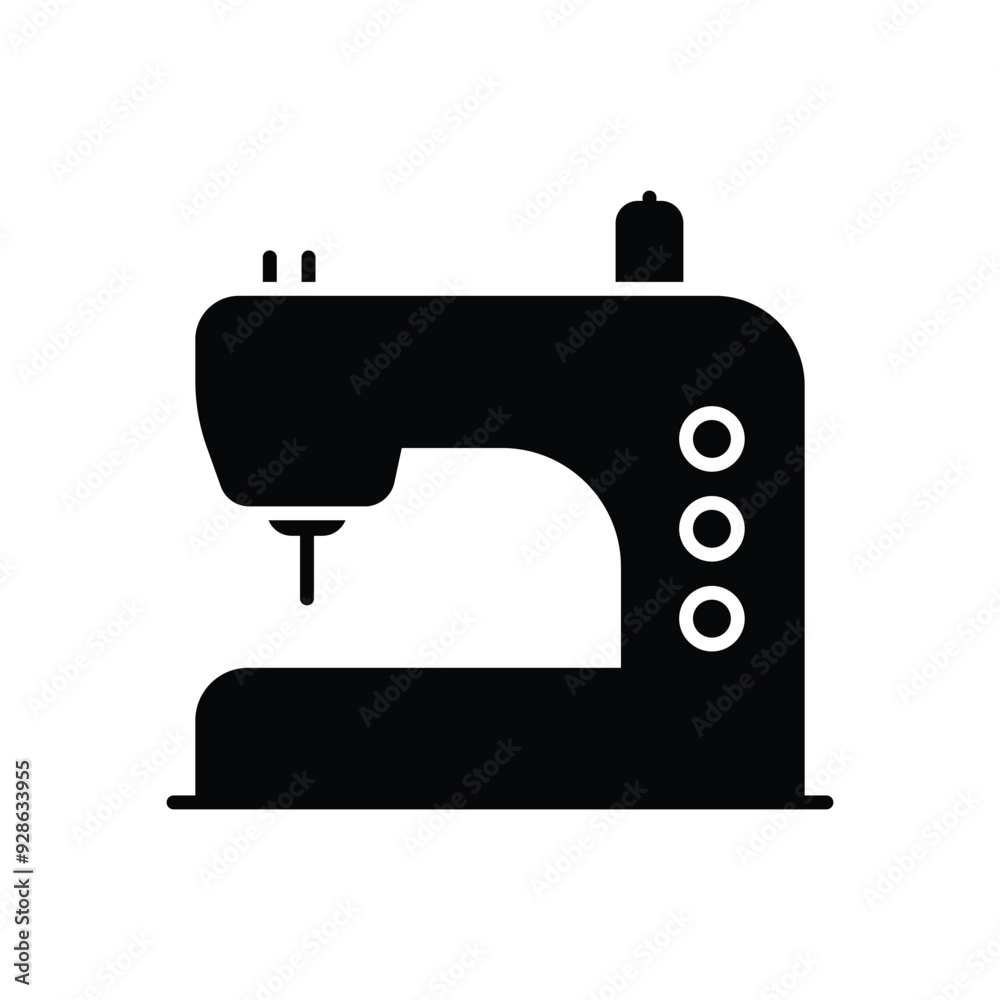 Sewing Machine vector icon Sewing Machine vector icon