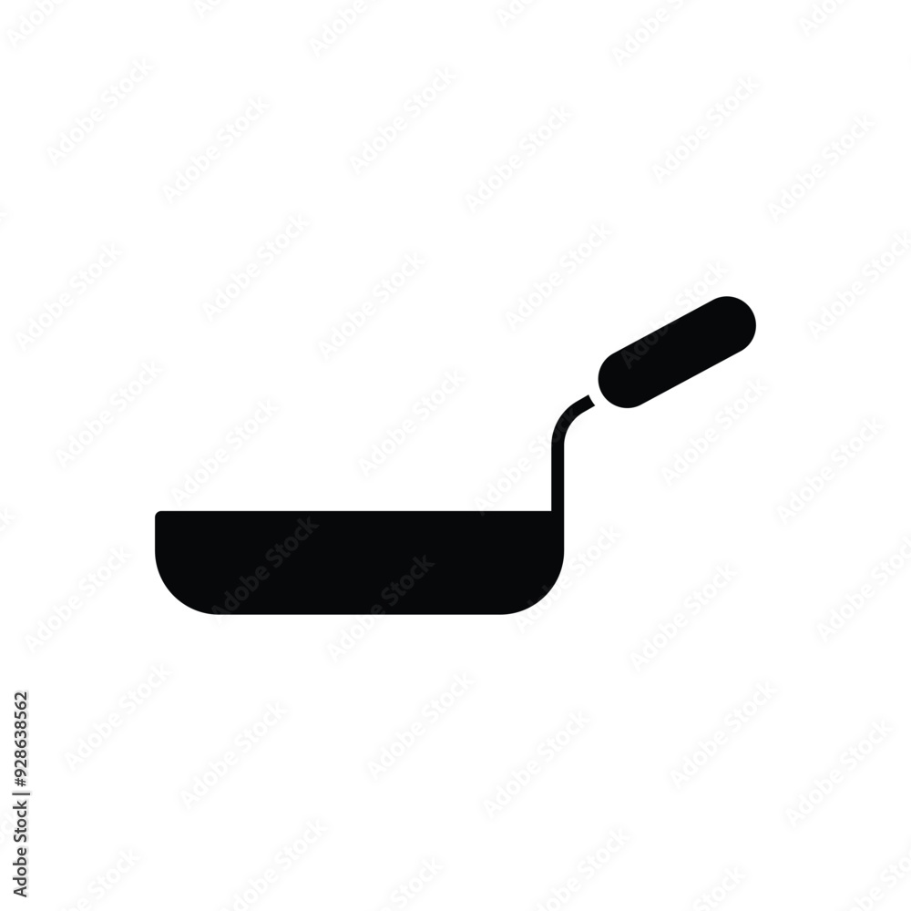 Frying Pan vector icon Frying Pan vector icon