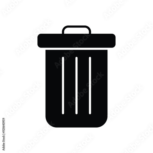 Trash Can vector icon